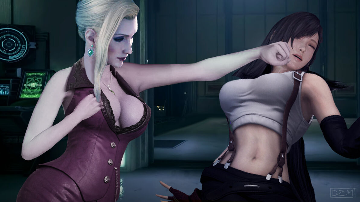 Rival Fantasy VII - Tifa vs Scarlett catfight